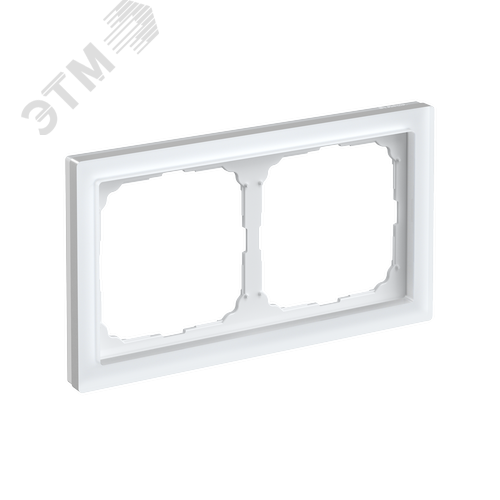 ARTGALLERY PURE 2-постовая РАМКА, МАТОВОЕ ОРГАНИЧЕСКОЕ СТЕКЛО БЕЛЫЙ - фото 1