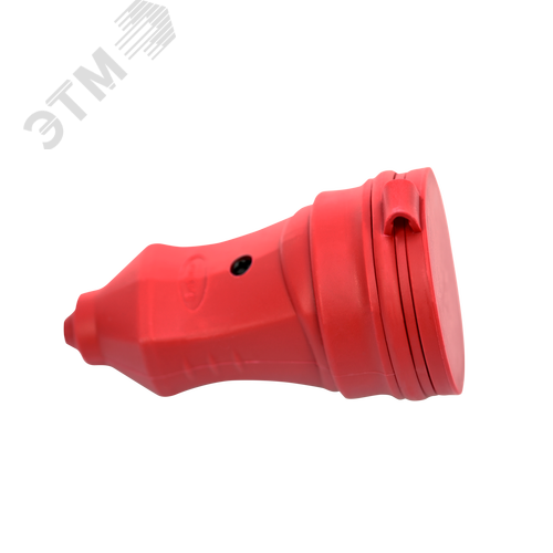 MultiSet Розетка 2К+З кабельная каучуковая 16А/250В IP44 Красная - фото 6