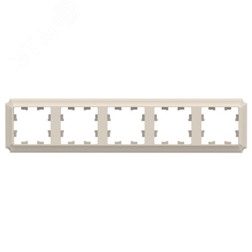Изображение товара ATLASDESIGN ANTIQUE 5-постовая рамка, универсальная, БЕЖЕВЫЙ (шт)