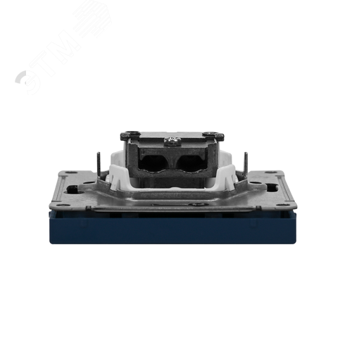 ARTGALLERY TV ТВ розетка проходная 4DB, механизм, аквамарин - фото 7