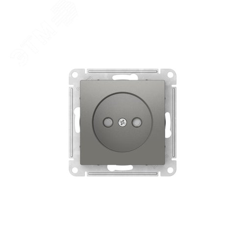 ATLASDESIGN РОЗЕТКА без заземления со шторками, 16А, быстрозажимные клеммы, СТАЛЬ - фото 4