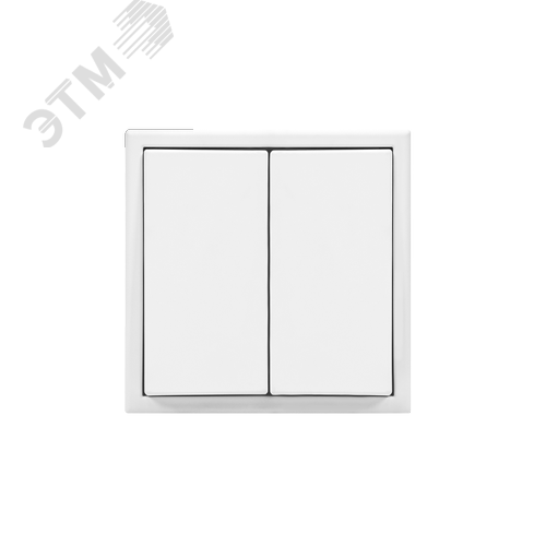 ARTGALLERY 2-клавишный выключатель, сх.5, 10АХ, механизм, лотос - фото 5