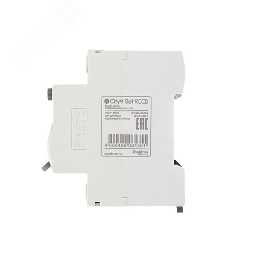 Выключатель дифференциального тока (ВДТ) 40А 4P 100мА Тип-AC 400В City9 Set - фото 4