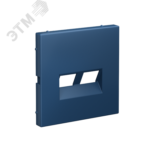 ARTGALLERY НАКЛАДКА двойная для информационных функций типа Keystone, АКВАМАРИН - фото 2