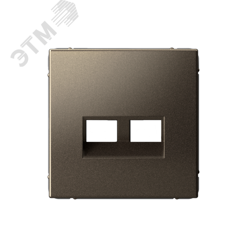 ARTGALLERY НАКЛАДКА двойная для информационных функций типа Keystone, МОККО - фото 1