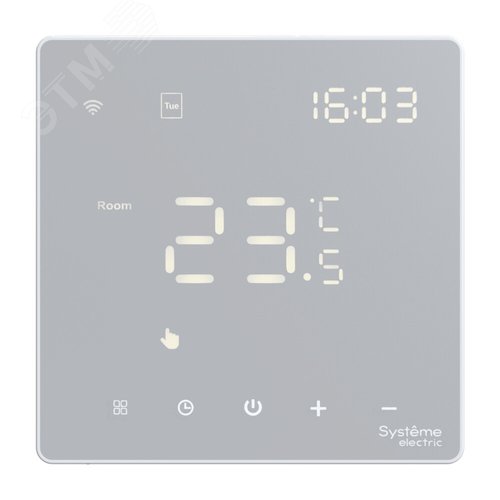 ARTGALLERY ТЕРМОСТАТ программируемый с Wi-Fi для электрического теплого пола, 16 А, моноблочный, БЕЛЫЙ - фото 8