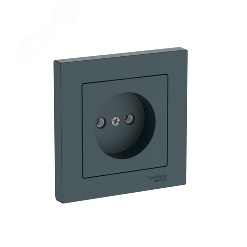 ATLASDESIGN РОЗЕТКА без заземления, 16А, в сборе, быстрозажимные клеммы, ИЗУМРУД - фото 1