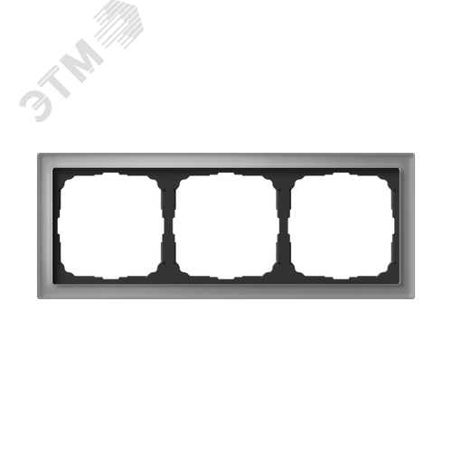 ARTGALLERY PURE 3-постовая РАМКА, ОРГАНИЧЕСКОЕ СТЕКЛО АЛЮМИНИЙ - фото 2