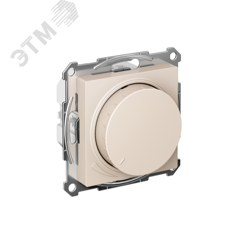 ATLASDESIGN СВЕТОРЕГУЛЯТОР (диммер) повор-нажим, LED, RC, 400Вт, мех., БЕЖЕВЫЙ - фото 1