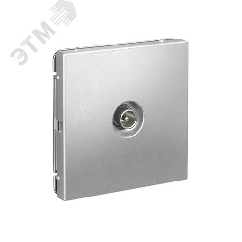 ARTGALLERY TV ТВ розетка оконечная 1DB, механизм, алюминий - фото 2