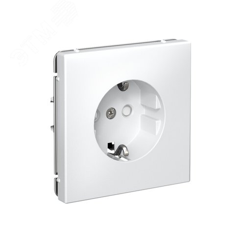 ARTGALLERY РОЗЕТКА с заземлением со шторками, 16А, механизм, быстрозажимные клеммы, лотос - фото 2