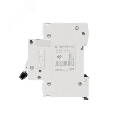 Выключатель автоматический четырехполюсный 25А С 4.5kA 400В City9 Set - фото 5