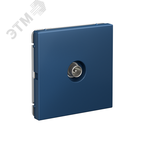 ARTGALLERY TV ТВ розетка проходная 4DB, механизм, аквамарин - фото 3