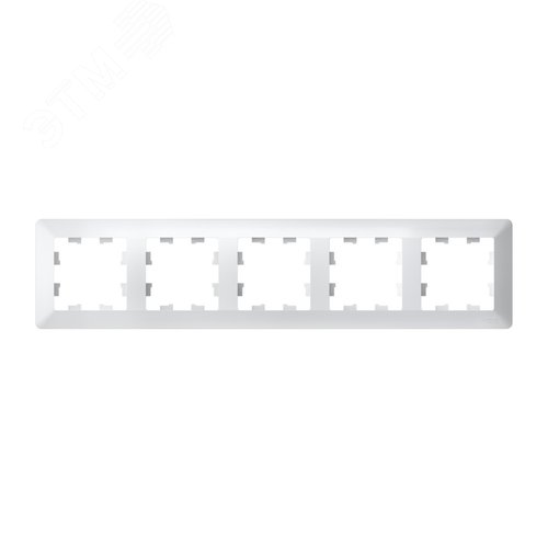 ATLASDESIGN AIR 5-постовая РАМКА, БЕЛЫЙ/дымчатый белый - фото 2