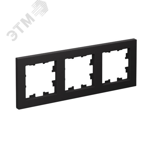 Изображение товара Рамка трехпостовая ATLASDESIGN универсальная карбон (шт)