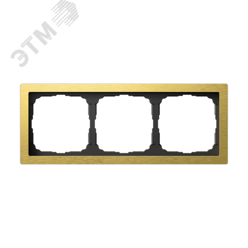 ARTGALLERY PURE 3-постовая РАМКА, МЕТАЛЛ ЗОЛОТО - фото 2