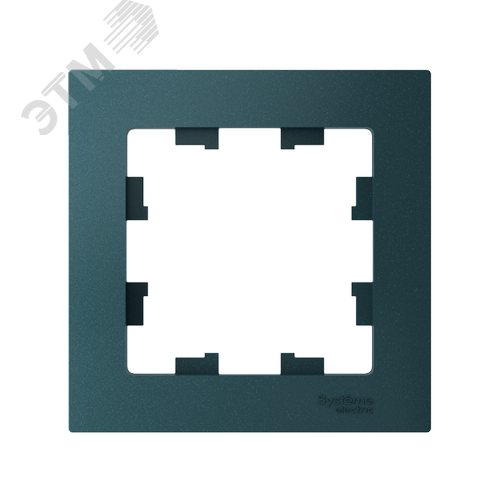 Рамка однопостовая ATLASDESIGN изумруд - фото 2