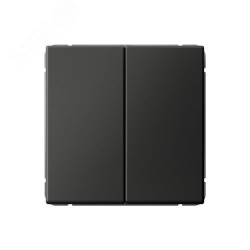 Изображение товара ARTGALLERY 2-клавишный ПЕРЕКЛЮЧАТЕЛЬ, 10АХ, механизм, быстрозажимные клеммы, БАЗАЛЬТ (шт)