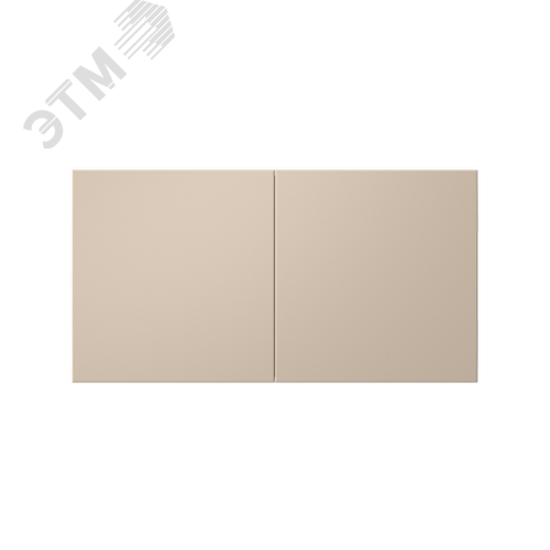 ATLASDESIGN РОЗЕТКА двойн. с заземл.со штор.со сдвиж. крышк, 16А, в сборе, ПЕСОЧ - фото 2