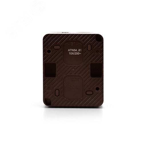 AtlasDesign PROFI IP54 О/У 1-клавишный ПЕРЕКЛЮЧАТЕЛЬ 10 АХ, КОРИЧНЕВЫЙ - фото 8