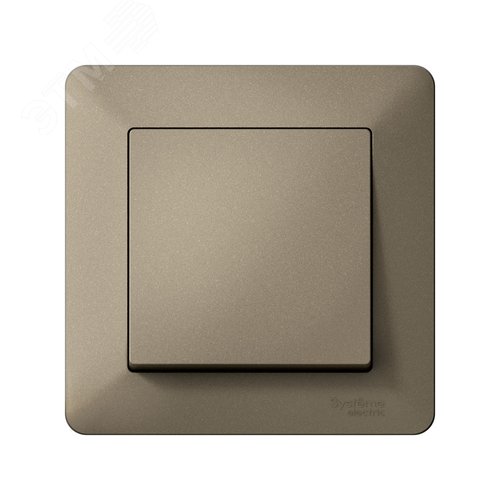 ATLASDESIGN AIR 1-постовая РАМКА, ШАМПАНЬ/дымчатый черный - фото 1