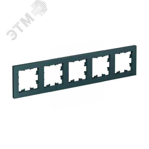 Изображение товара Рамка пятипостовая ATLASDESIGN универсальная изумруд (шт)