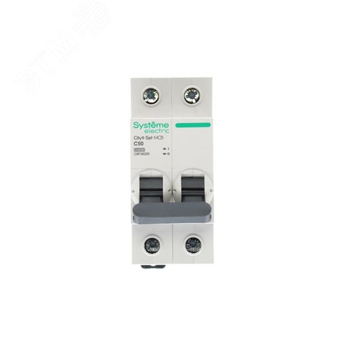 Выключатель автоматический двухполюсный (АВ) С 50А 2P 6kA 230В City9 Set - фото 11