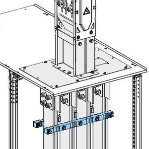 Изолирующий держатель силовых шин schneider electric