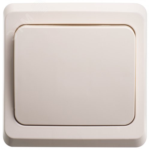 ЭТЮД Переключатель одноклавишный скрытый бежевый сх.6 - фото 5