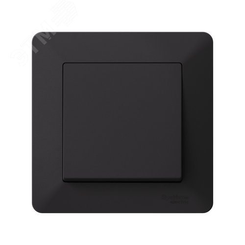 ATLASDESIGN AIR 1-постовая РАМКА, КАРБОН/дымчатый черный - фото 1