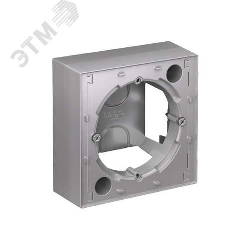 Коробка ATLASDESIGN для наружного монтажа алюминий - фото 1