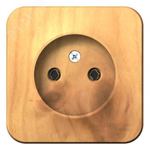 Изображение товара BLANCA розетка наружная без заземления без шторок, 16А, 250В, ясень (шт)