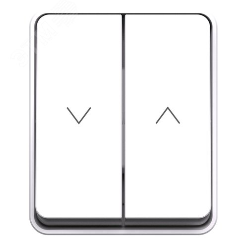 ATLASDESIGN PROFI IP54 2-клавишный ВЫКЛЮЧАТЕЛЬ ДЛЯ ЖАЛЮЗИ, 2хсх.4, БЕЛЫЙ - фото 3