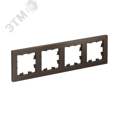 Изображение товара Рамка четырехпостовая ATLASDESIGN универсальная мокко (шт)
