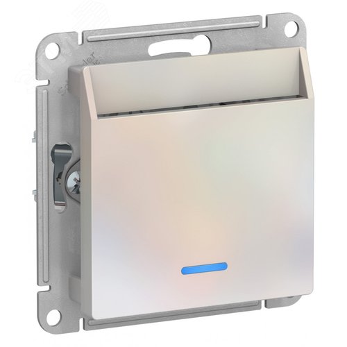 Изображение товара ВЫКЛЮЧАТЕЛЬ ATLASDESIGN карточный, механизм, ЖЕМЧУГ (шт)