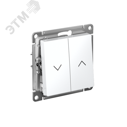 Изображение товара ATLASDESIGN 2-клавишный ВЫКЛЮЧАТЕЛЬ ЖАЛЮЗИ, 10А, мех., БЕЛЫЙ (шт)