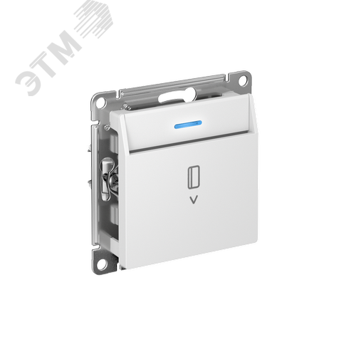 ATLASDESIGN ВЫКЛЮЧАТЕЛЬ карточный с подсветкой, 10А, без задержки отключения, механизм, ЛОТОС - фото 2