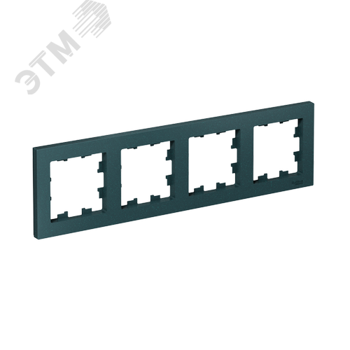 Рамка четырехпостовая ATLASDESIGN универсальная изумруд - фото 1