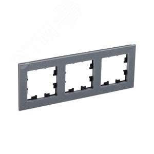 Изображение товара Рамка трехпостовая ATLASDESIGN NATURE, МРАМОР АЙС ГРЕЙ (шт)