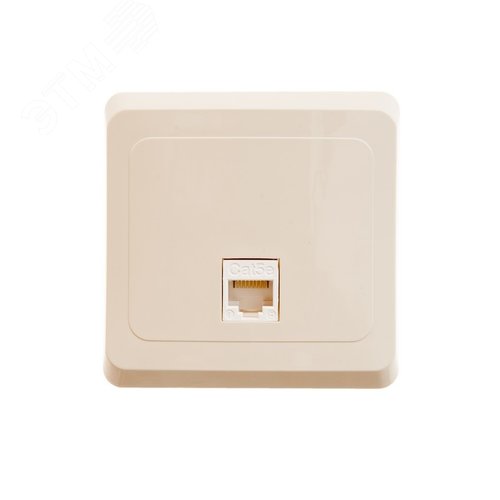 ЭТЮД Розетка компьютерная RJ45 категория 5 бежевая - фото 6