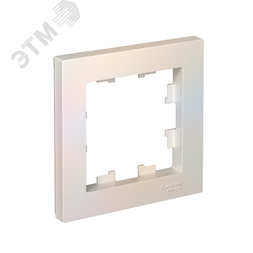 Рамка однопостовая ATLASDESIGN жемчуг - фото 1