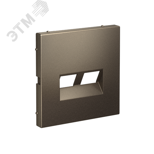 ARTGALLERY НАКЛАДКА двойная для информационных функций типа Keystone, МОККО - фото 2