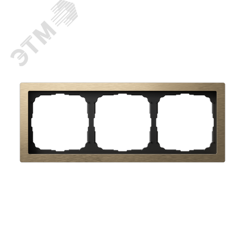 ARTGALLERY PURE 3-постовая РАМКА, МЕТАЛЛ ЛАТУНЬ - фото 2