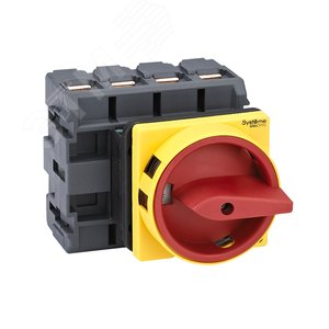 Изображение товара ВЫКЛЮЧАТЕЛЬ-РАЗЪЕДИНИТЕЛЬ 4P 100A IP20 С КРАСНОЙ РУКОЯТКОЙ НА ДВЕРЦУ 4 ВИНТАМИ С ЗАМКОМ (шт)