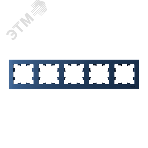 ATLASDESIGN рамка пятипостовая, универсальная, АКВАМАРИН - фото 2