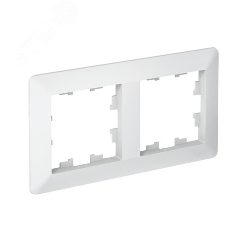 ATLASDESIGN AIR 2-постовая РАМКА, ЛОТОС/дымчатый белый - фото 2