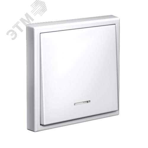 ARTGALLERY 1-клавишный выключатель с подсветкой, сх.1а, 10АХ, механизм, лотос - фото 4