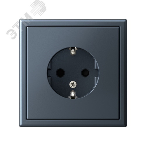 ARTGALLERY розетка с заземлением со шторками, 16А, механизм, грифель - фото 5
