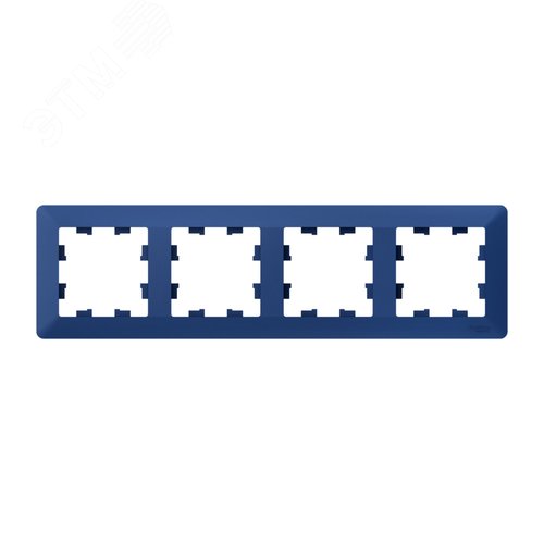 Изображение товара ATLASDESIGN AIR 4-постовая РАМКА, АКВАМАРИН/дымчатый черный (шт)