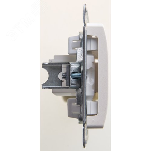 GLOSSA Розетка компьютерная RJ45 категория 5E перламутр в рамку - фото 4